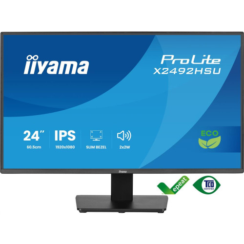 iiyama ProLite 24-calowy panel IPS Full HD z wąskimi ramkami z każdej strony i klasą energetyczną B-21654474