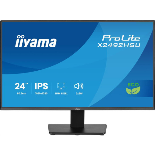 iiyama ProLite 24-calowy panel IPS Full HD z wąskimi ramkami z każdej strony i klasą energetyczną B-21654475