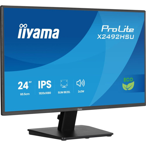 iiyama ProLite 24-calowy panel IPS Full HD z wąskimi ramkami z każdej strony i klasą energetyczną B-21654476