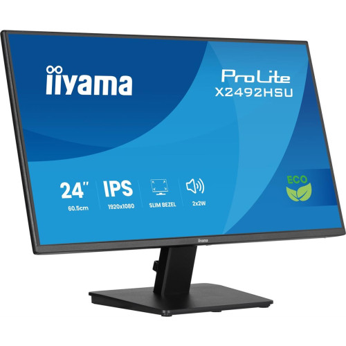 iiyama ProLite 24-calowy panel IPS Full HD z wąskimi ramkami z każdej strony i klasą energetyczną B-21654477