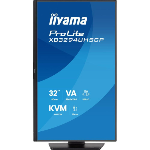 Monitor iiyama ProLite 32’’ 4K VA z USB-C (95W), przełącznikiem KVM i obsługą PiP/PbP-21654893