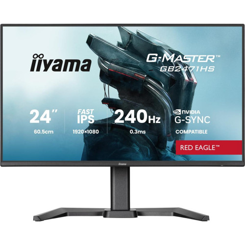 Monitor iiyama G-Master GB2471HS-B1 24" Fast-IPS - Płaski ekran - 24"