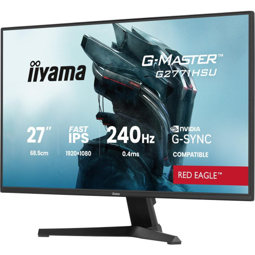 iiyama G-MASTER Dołącz do ekipy profesjonalistów z modelem 27” Red Eagle, stworzonym z myślą o czystej prędkośc