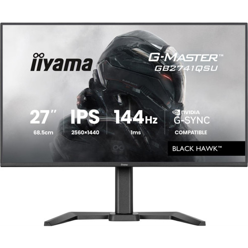 Monitor iiyama G-Master GB2741QSU-B1, QHD, Płaski ekran, 27 cali