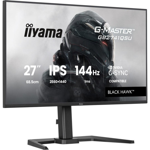 Monitor iiyama G-Master GB2741QSU-B1, QHD, Płaski ekran, 27 cali-21655422