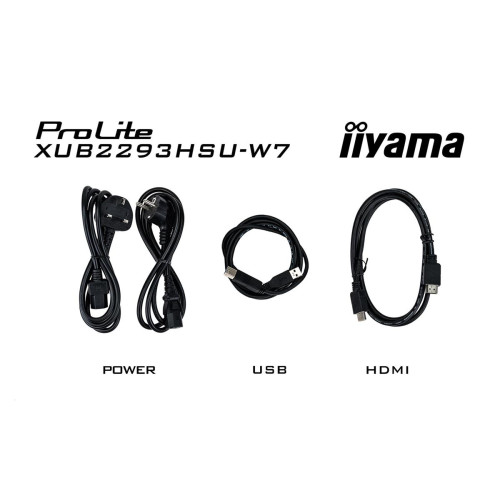 Monitor Iiyama TFT XUB2293HSU IPS 21.5''/HDMI/DP/2xUSB 2.0 - Płaski Ekran - 54.6 cm-21655435