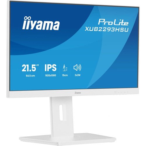 Monitor Iiyama TFT XUB2293HSU IPS 21.5''/HDMI/DP/2xUSB 2.0 - Płaski Ekran - 54.6 cm