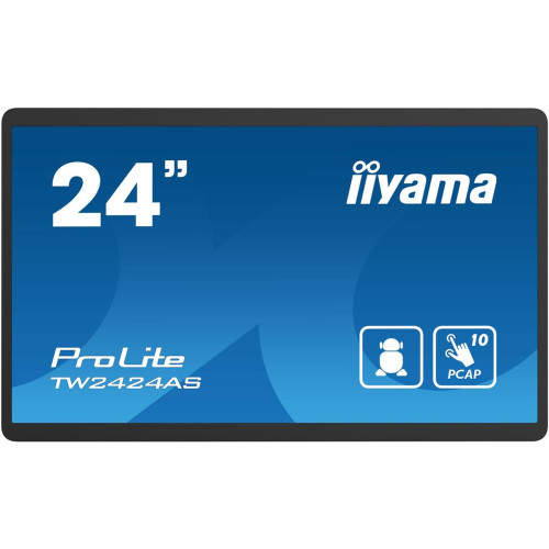 IIYAMA TW2424AS-B1 24inch Panel-PC with Android 12 CPU RK3399 4GB Storage 32GB In-Cell PCAP-21655814