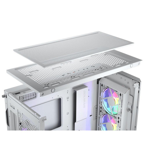 Obudowa Cougar Gaming Duoface Pro RGB - Midi Tower - PC - biały - ATX - EATX - micro ATX - Mini-ITX - SSI CEB - Metal -