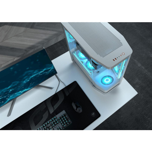 COUGAR Obudowa Midi-Tower FV270 ARGB, biała-21659923