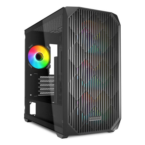 Etui Sharkoon MK3 RGB Micro-ATX 1xGlass Czarne