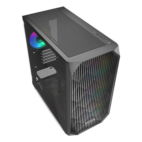 Etui Sharkoon MK3 RGB Micro-ATX 1xGlass Czarne-21660100