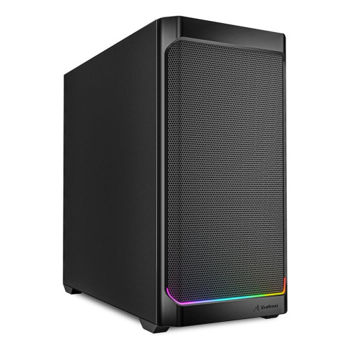 Sharkoon MK4 RGB Strip Micro Tower Czarny