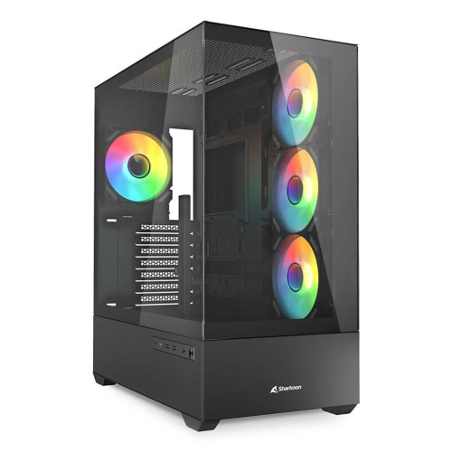 Obudowa komputerowa Sharkoon AK6 RGB ATX 1xGlass Czarne