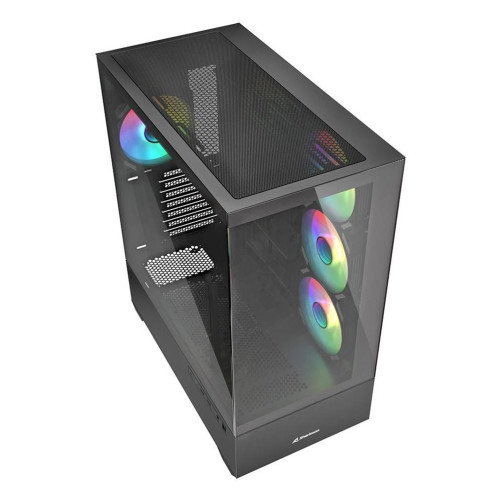 Obudowa komputerowa Sharkoon AK6 RGB ATX 1xGlass Czarne-21660647