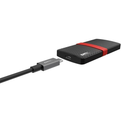 Dysk Emtec X200 - 2 TB - USB Type-C - 3.2 Gen 1 (3.1 Gen 1) - 450 MB/s - 5 Gbps-21662786
