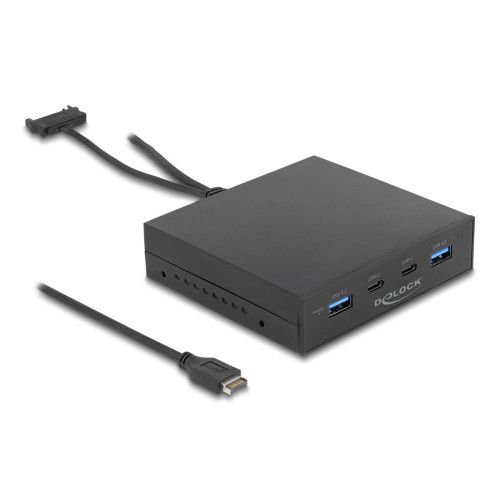 DELOCK Panel Przedni 3.5 USB 3.2 Gen 2 z 2 x USB-C + 2 x USB-A