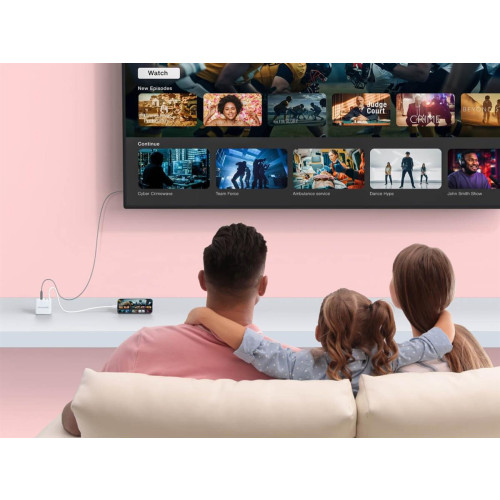 Stacja ładująca AVerMedia, Core GO (GC313) Biała, 100W GaN, HDMI-21663388