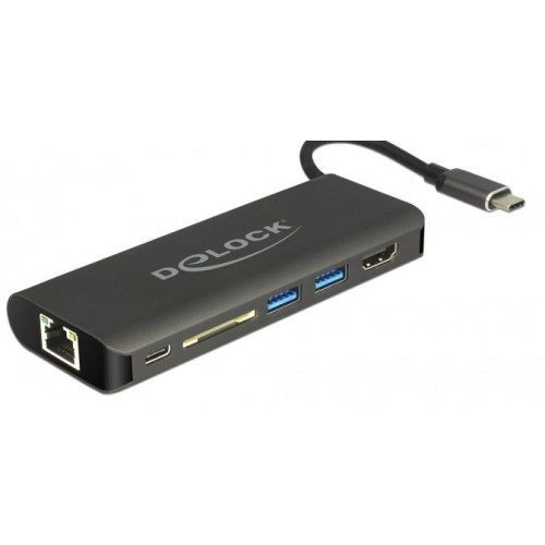 Delock - Stacja dokująca - USB-C 3.1 - HDMI - GigE