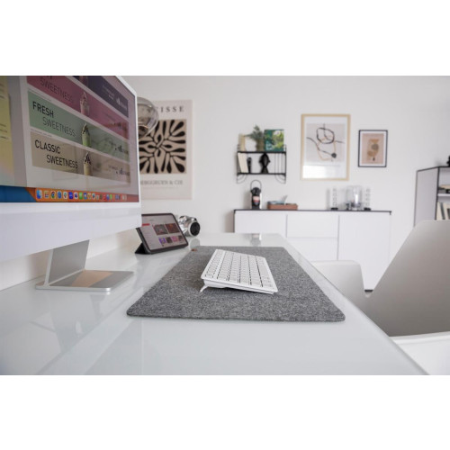 Klawiatura CHERRY TAS KW 7100 MINI BT dla Mac, Bezprzewodowa, DE-Layout, biały-21663694