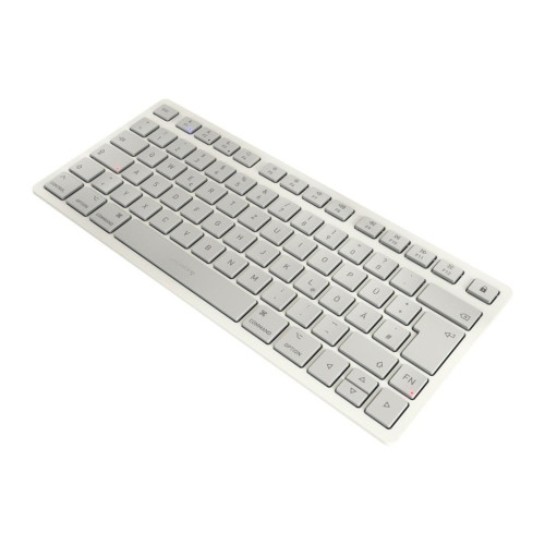 Klawiatura CHERRY TAS KW 7100 MINI BT dla Mac, Bezprzewodowa, DE-Layout, biały-21663696