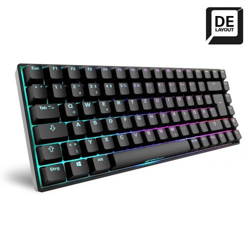 Klawiatura Sharkoon Gaming Keyboard Skiller SGK50S3 czarno-żółty RGB-21663852