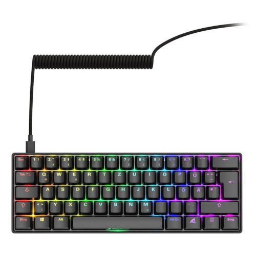 Klawiatura Sharkoon Gaming Keyboard Skiller SGK50S4 Gen2 czarno-żółty RGB-21663907