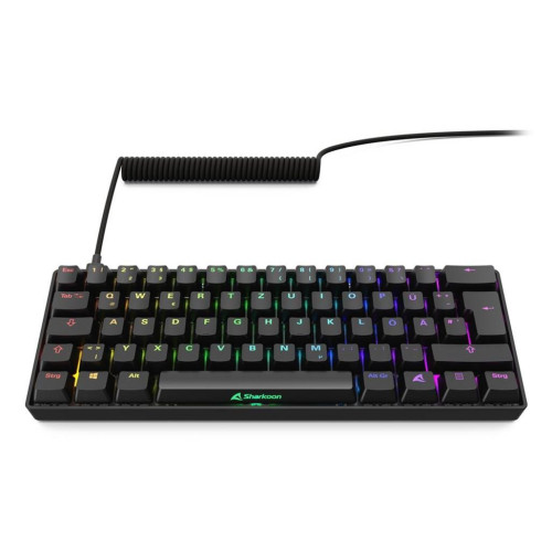 Klawiatura Sharkoon Gaming Keyboard Skiller SGK50S4 Gen2 czarno-żółty RGB-21663908
