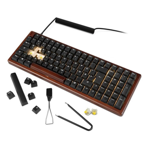 Klawiatura gamingowa Sharkoon Skiller SGK50S2 Wood-21663950