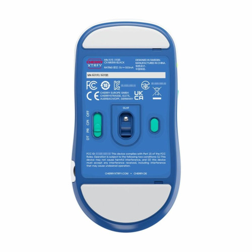 Bezprzewodowa, BIAŁA mysz CHERRY XTRFY M68-21664162