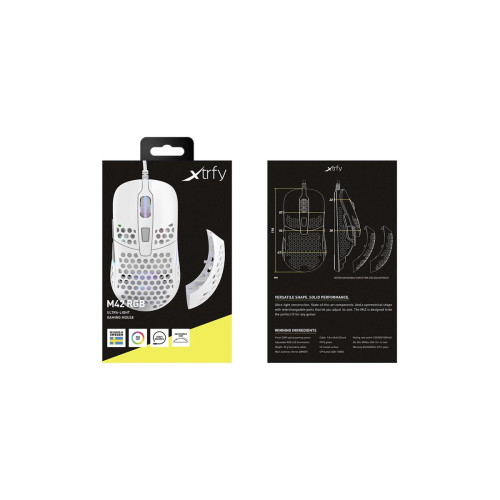 CHERRY Xtrfy MSM M42 RGB Przewodowy Biały-21664349