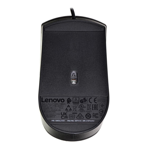 Mysz Lenovo 300 USB Mouse GX30M39704 (optyczna; 1600 DPI; kolor czarny-2166565