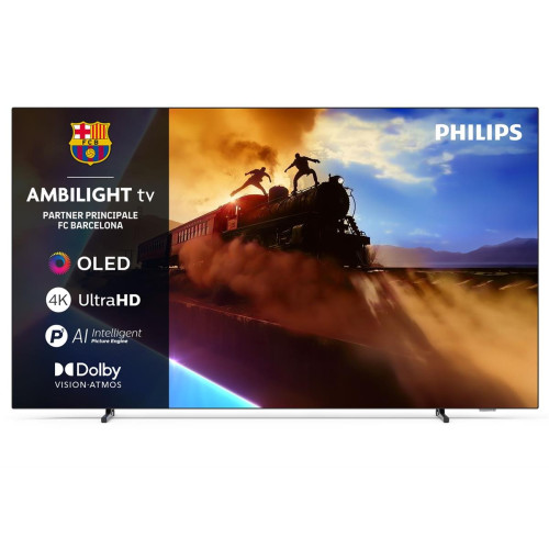 Telewizor Philips OLED 4K Ambilight 55OLED770/12 55 Telewizor Smart TV SYSTEM OPERACYJNY TITAN UHD Szary