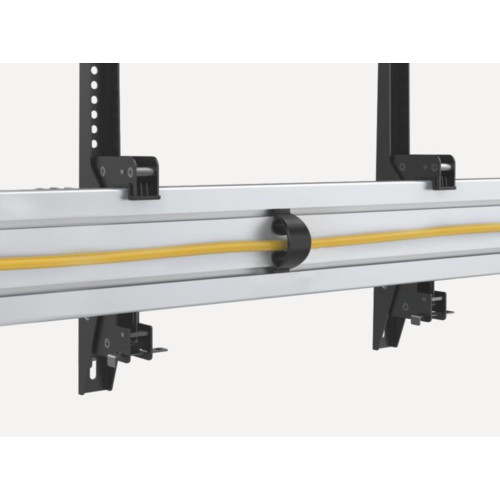 Uchwyt sufitowy do 2 wyświetlaczy LCD - Plastik, Aluminium, Stal, Srebrny - Rozmiar ekranu: 114.3-139.7 cm (45-55'')-21