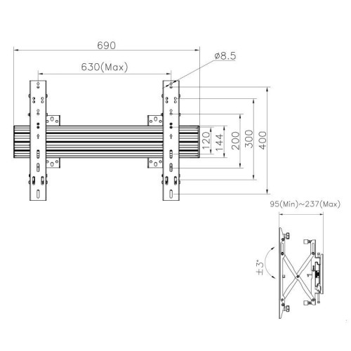 Uchwyt ścienny Equip 32