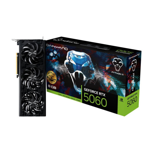 Karta graficzna Gainward GeForce RTX 5060 Python III OC, 8192 MB GDDR7-21677987