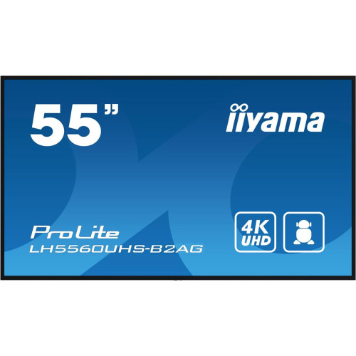 iiyama 55” profesjonalny wyświetlacz Digital Signage 4K UHD z zaawansowanymi opcjami sterowania i łączności-217019