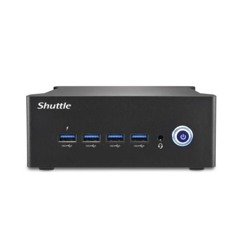 Shuttle Nano PC NT10H5, Intel Core Ultra 5 125H, grafika Intel Arc, 2xHDMI, 2xUSB 4.0 (DP), 2x2.5Gbit LAN, w tym VESA 24/7 praca stała, 1L PC, Mini PC
