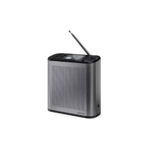 Przenośne radio cyfrowe Sharp OSAKA DR-P530(GY) z portem USB, łącznością Bluetooth i radiem FM