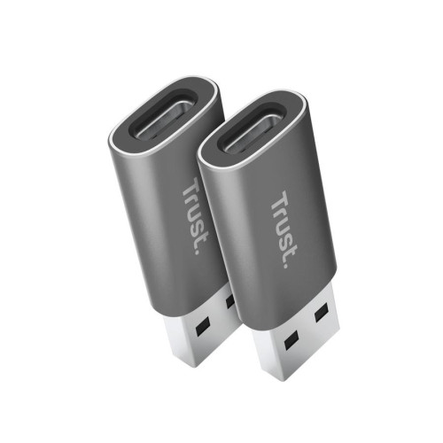 Adapter Calyx USB-C do USB-A dwupak szary-21763781
