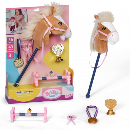 Zestaw Hobby Horse dla lalki Baby Born 43 i 36 cm-21768426