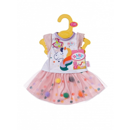 Sukienka jednorożca z tutu Baby Born 43 cm