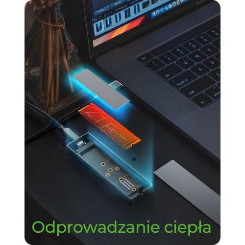 Obudowa dysku IB-1826MCL-CU31 M.2 NVMe i SATA obudowa, RGB lighting, USB 3.2 Gen 2, 10 Gbps-21769896