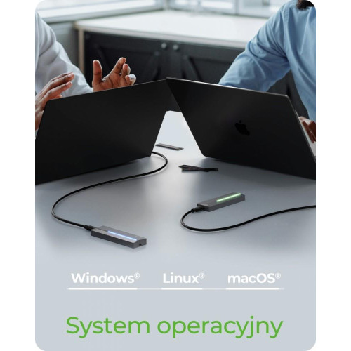 Obudowa dysku IB-1826MCL-CU31 M.2 NVMe i SATA obudowa, RGB lighting, USB 3.2 Gen 2, 10 Gbps-21769898