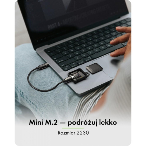 Obudowa mini IB-1601MP-CU31 Mini M.2 NVMe obudowa dla M.2 2230-21769903