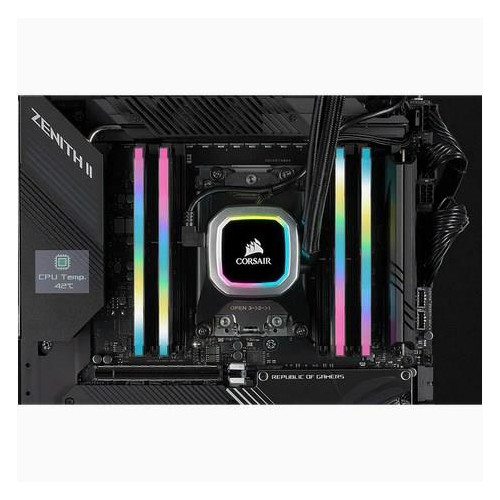 Zestaw RAM DDR4 64 GB PC 3200 CL16 CORSAIR ZESTAW (4x16GB) Vengeance RGB sprzedaż detaliczna-21799324