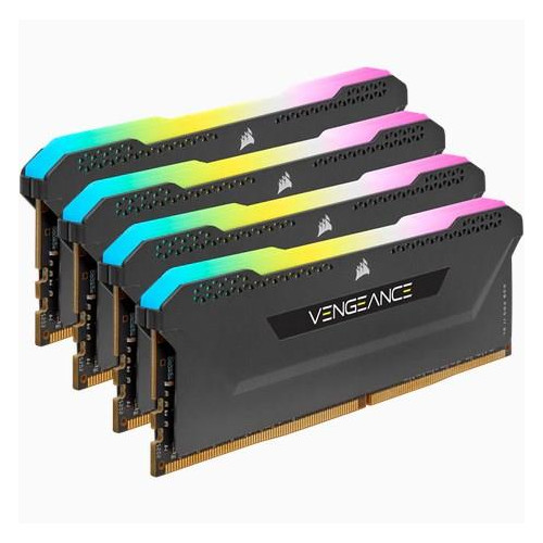 Zestaw RAM DDR4 64 GB PC 3200 CL16 CORSAIR ZESTAW (4x16GB) Vengeance RGB sprzedaż detaliczna-21799325