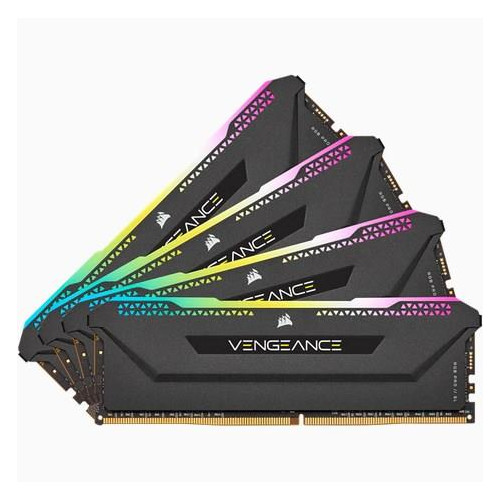 Zestaw RAM DDR4 64 GB PC 3200 CL16 CORSAIR ZESTAW (4x16GB) Vengeance RGB sprzedaż detaliczna-21799326