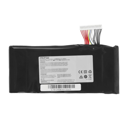 Bateria Mitsu do MSI Leopard GP65, GT72, GT76, WT72-21816345