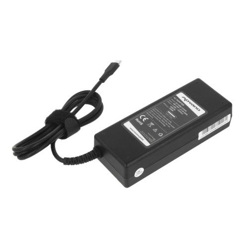 Zasilacz Movano 100W USB type C USB-C (black)-21816348